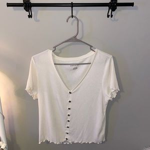 American eagle button front top